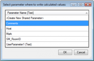 Sort Mark functions-Select parameter