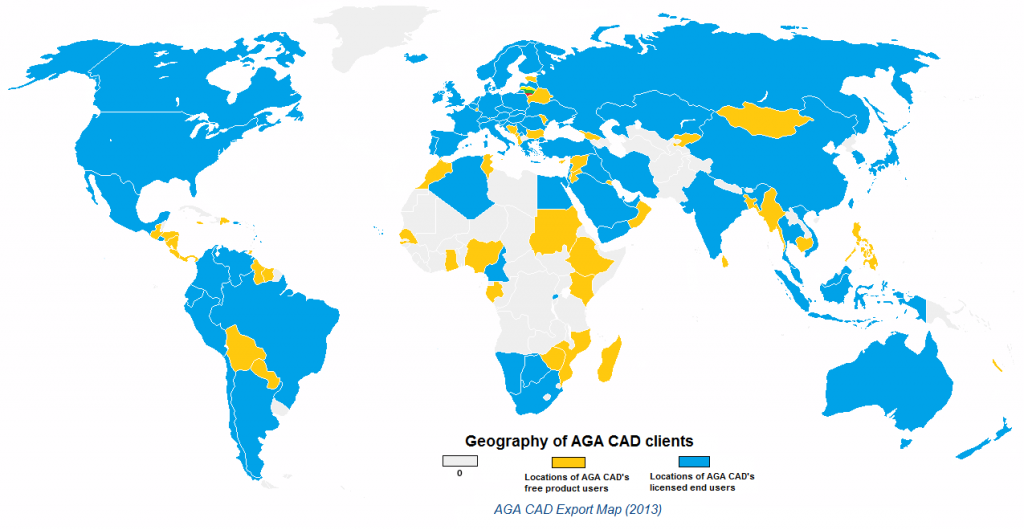 2014 03 18 AGA CAD user countries-2013