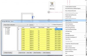 Replace Revit element with BIM Tree Manager-1