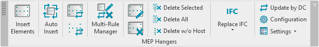 MEP Hangers UI in Revit