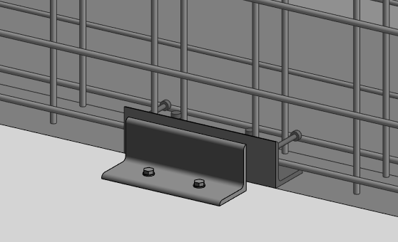Footing connection for tilt-up panel in Revit