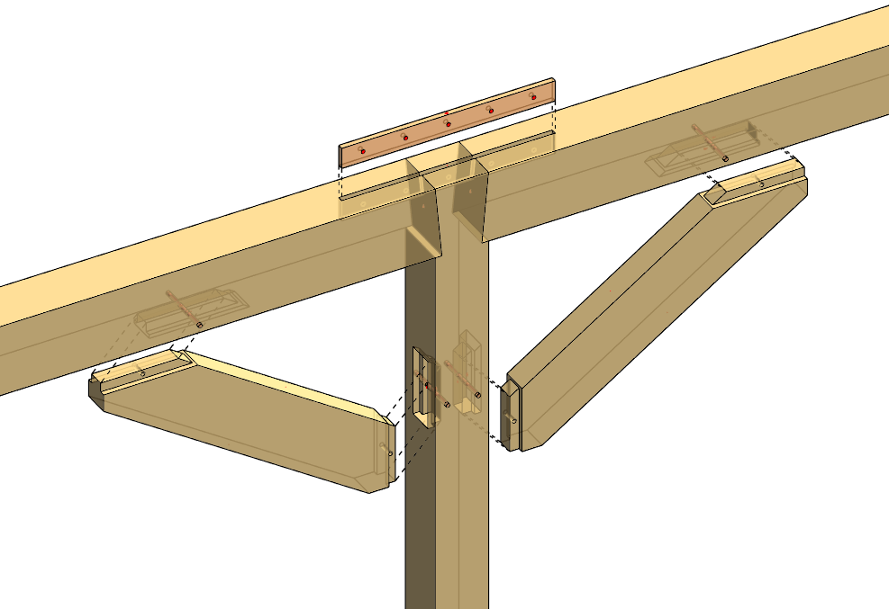 Heavy timber framing members