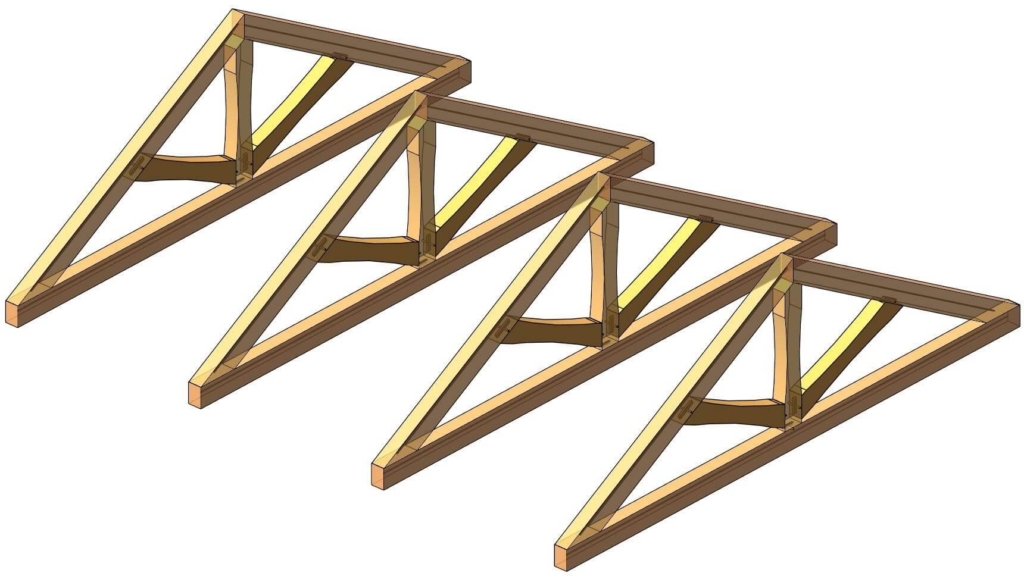 Heavy timber trusses