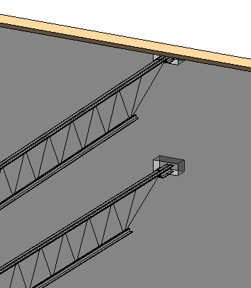 beams connected to walls in Revit