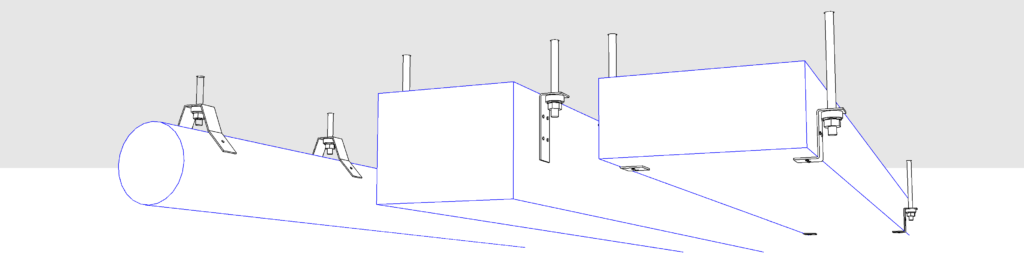 3D sketches of ducts